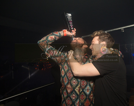 Pete Wicks and Sam Thompson having a fun night out at Gallery Club in Kent