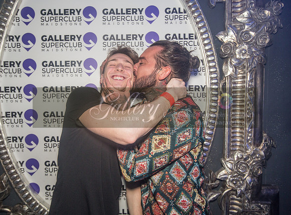 Pete Wicks and Sam Thompson having a fun night out at Gallery Club in Kent