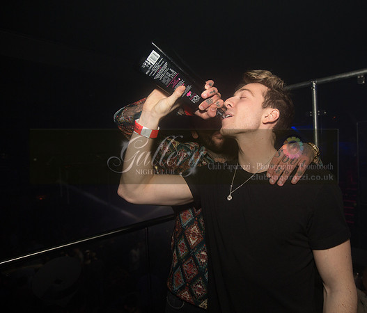 Pete Wicks and Sam Thompson having a fun night out at Gallery Club in Kent