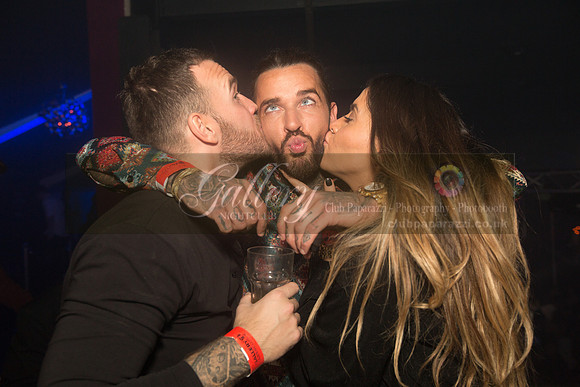 Pete Wicks and Sam Thompson having a fun night out at Gallery Club in Kent